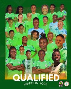 Nigeria's Minister of Sports Development, Senator John Owan Enoh has sent congratulatory message to the Super Falcons on their qualification for the 2024 WAFCON, to be held in Morocco.