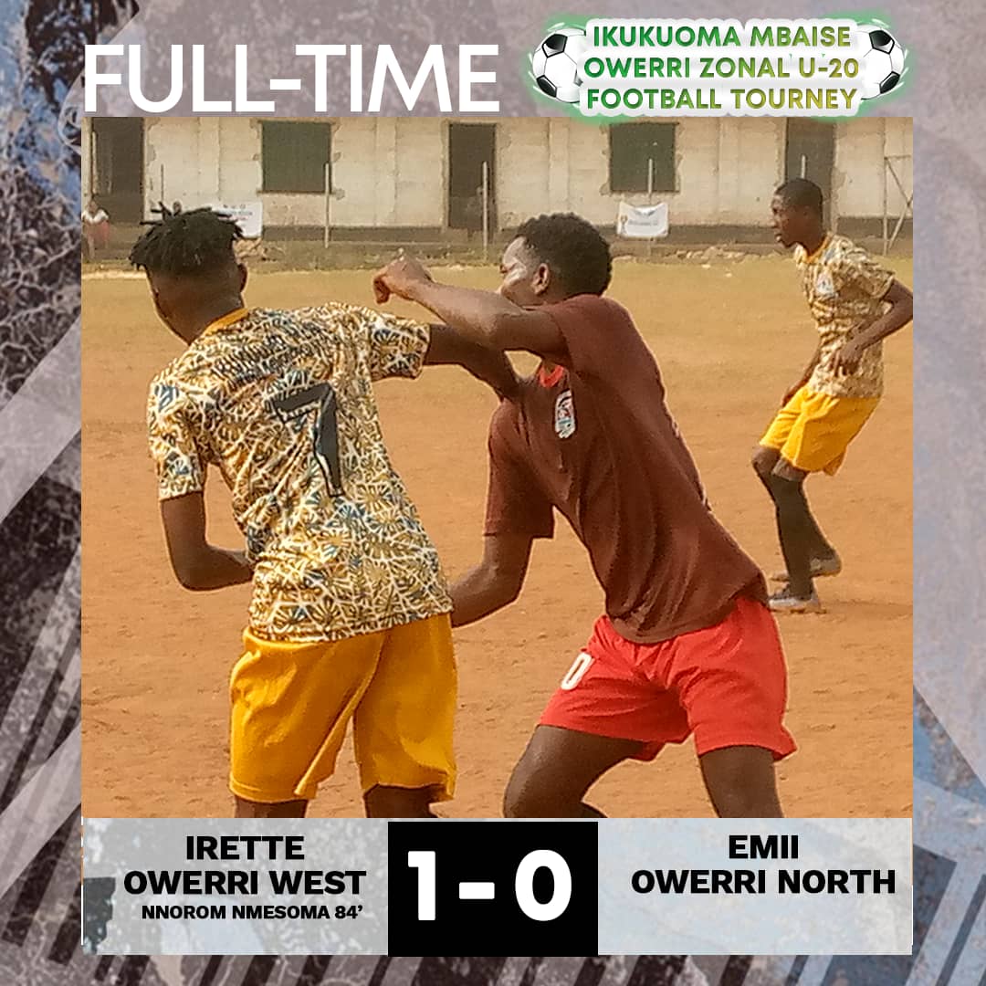 Mmesoma’s late goal secures Irette Ward 10’s spot in Ikukuoma Mbaise U-20 Tournament knockout stage